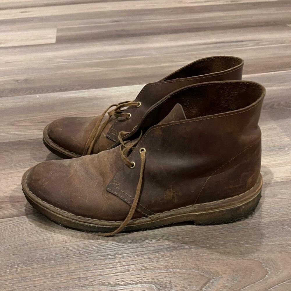Clark's Desert Boot Beeswax Leather 7.5